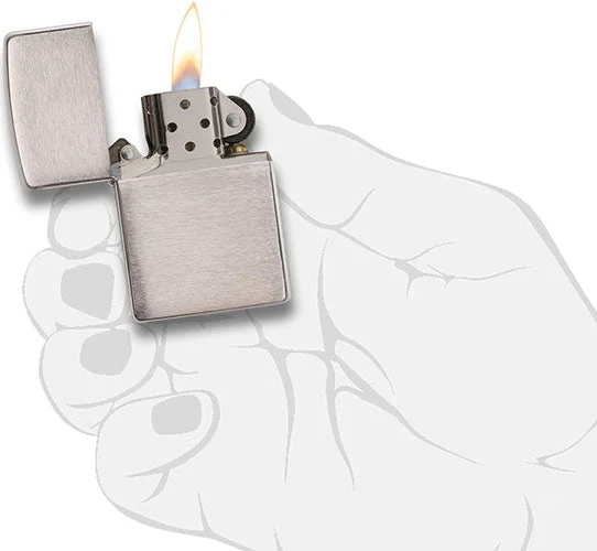 Zippo - Brushed Chrome Feuerzeug