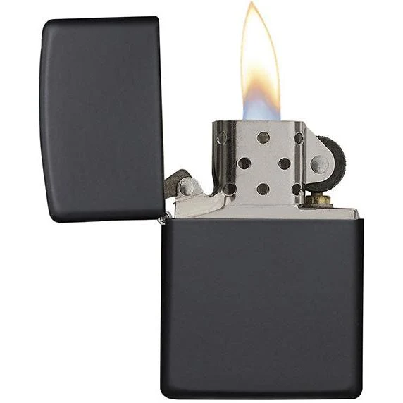 Zippo - Schwarzes Mattfeuerzeug