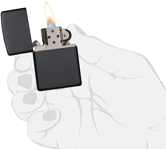 Zippo - Schwarzes Mattfeuerzeug