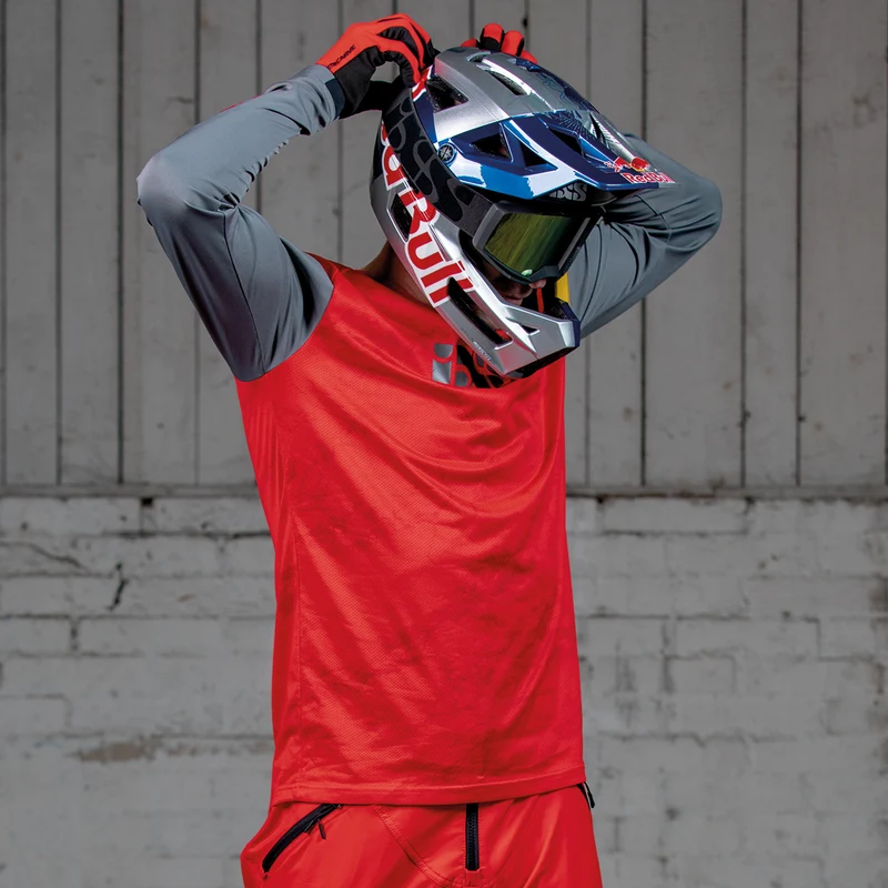 Trigger X Air Jersey rot-graphit