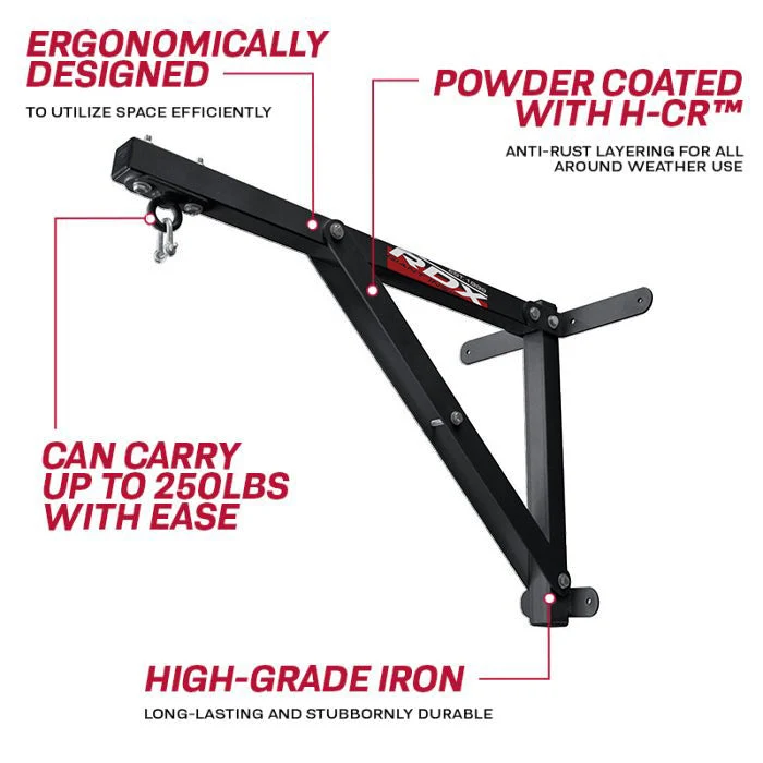 RDX X3 Schwarz Eisen Faltbar Wandhalterung