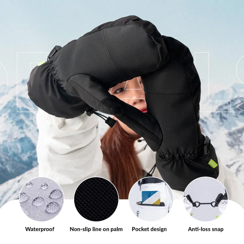 Qunature Wasserdichte Skihandschuhe XS-XL