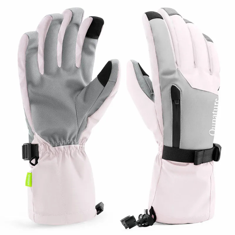 Qunature Winddichte Winterhandschuhe Ski/Fahrrad