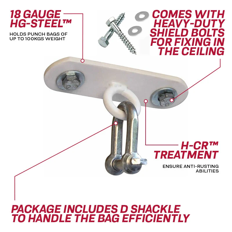 RDX X1 Weiß Stahl Deckenhaken