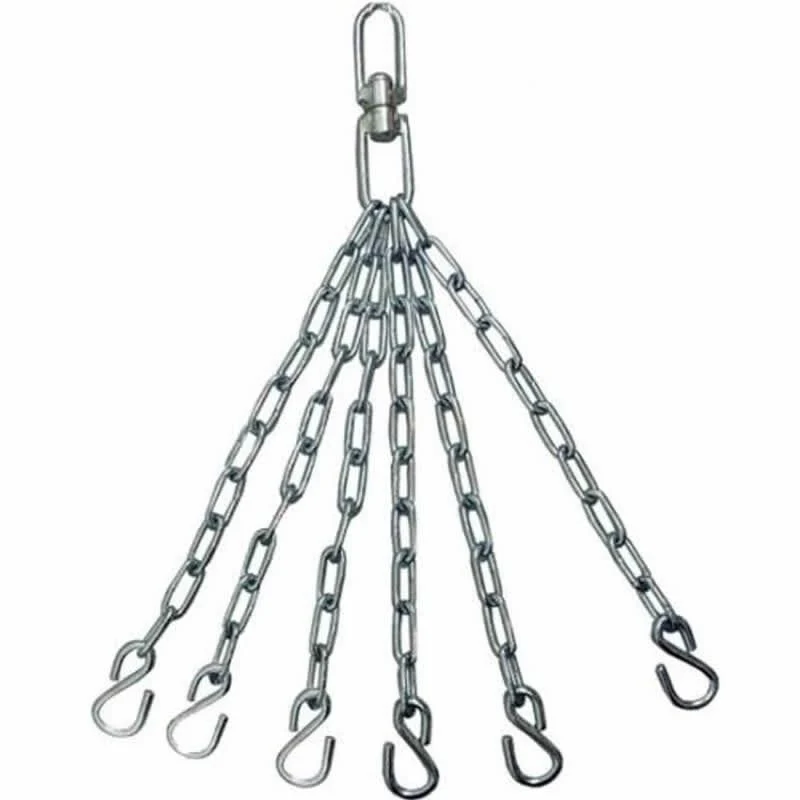 RDX X1 6 Punkt Silber Stahl Boxsack Ketten