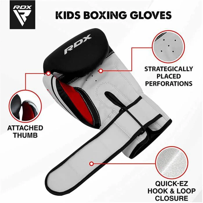 RDX 4W Robo Kinder Boxsack 2ft mit Handschuhe Set in Kunstleder