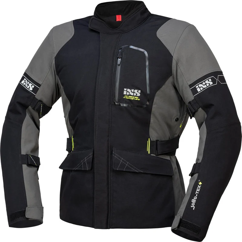 Tour Jacke Laminat-ST-Plus schwarz-grau