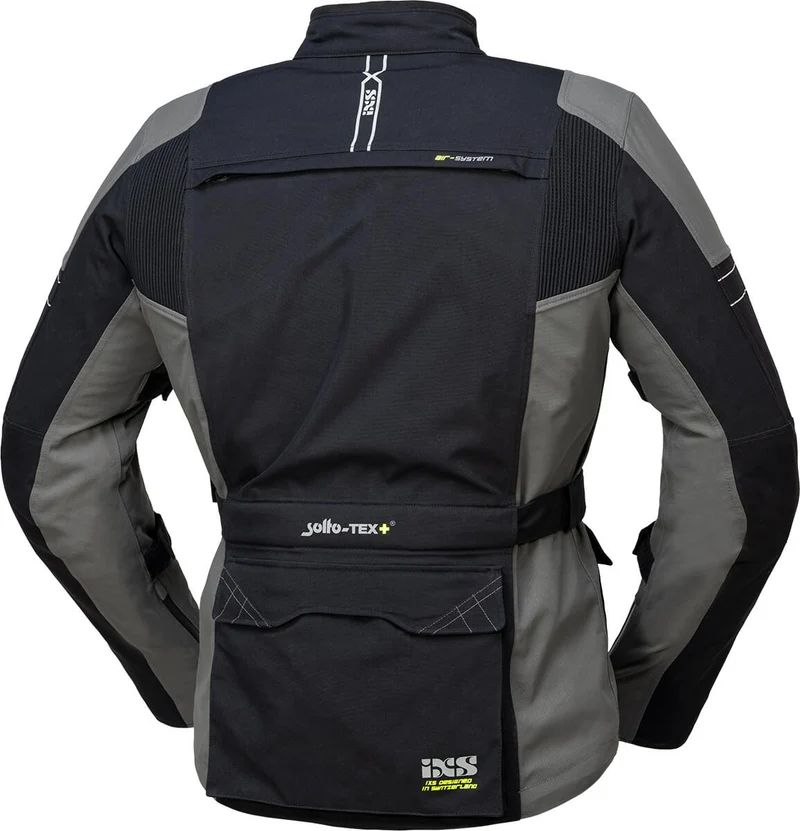 Tour Jacke Laminat-ST-Plus schwarz-grau