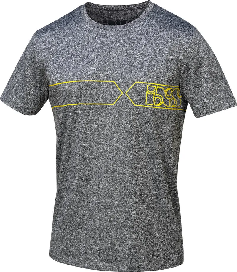 Team T-Shirt Function grau-gelb fluo