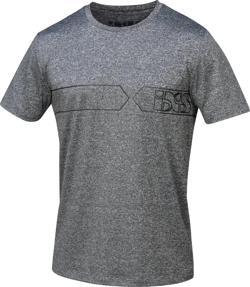 Team T-Shirt Function grau-schwarz