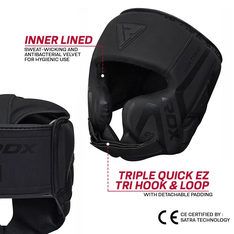 RDX T15 Noir Wangenschutz Kopfschutz