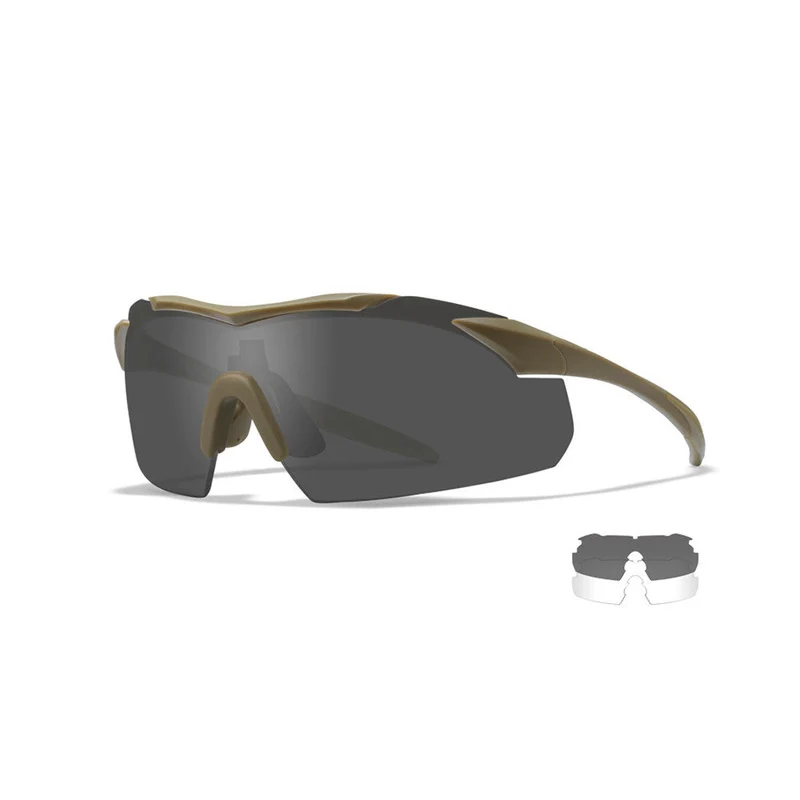 Wiley X - VAPOR 2.5 Tan Frame Sonnenbrille - 2 Gläser