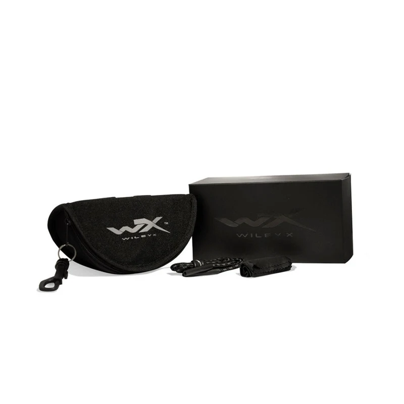 Wiley X - VAPOR 2.5 Sonnenbrille mit schwarzem Rahmen, 2 Gläser