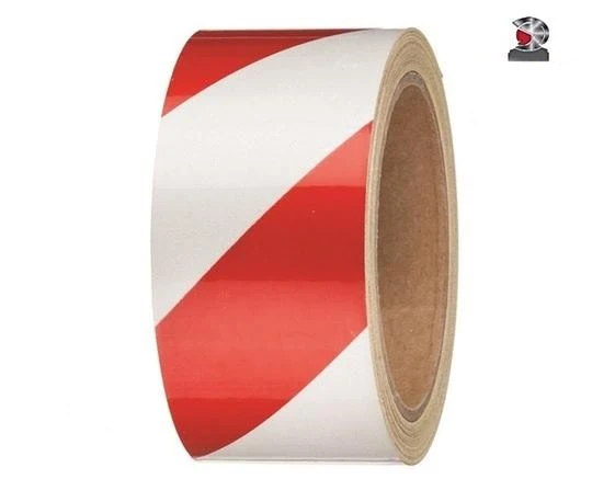 Rotes und weißes klebriges Markierungsband 2 "(5 Rollen)