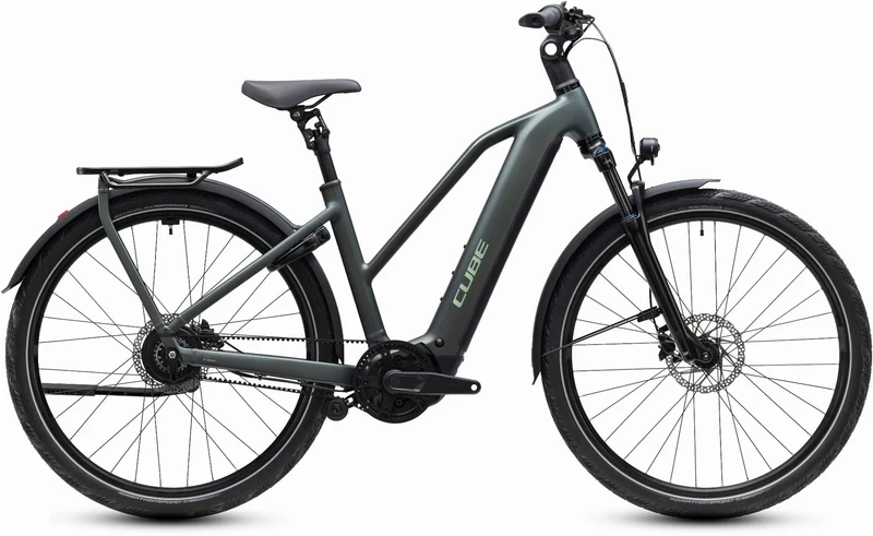 Cube Kathmandu Hybrid Deluxe Pro 800 Wh E-Trekkingbike Trapeze 28" blackforest´n´chrome