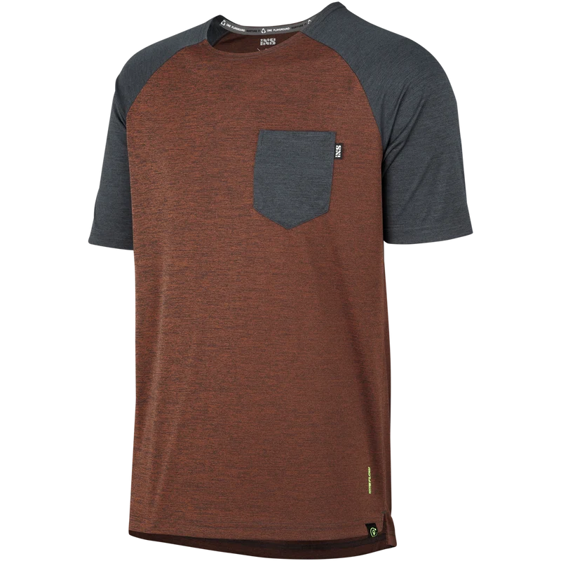 Flow X Kids Jersey burnt orange-schwarz