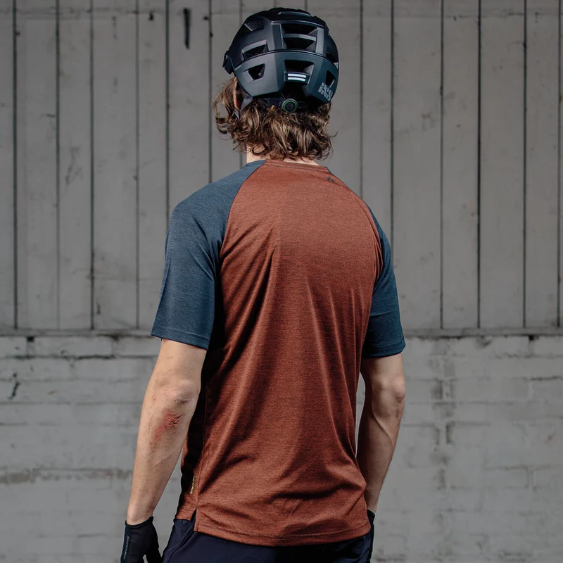 Flow X Jersey burnt orange-schwarz
