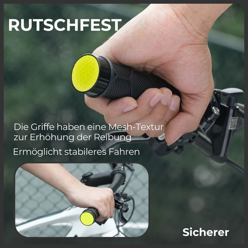 Fahrrad Lenkergriffe Doppelverschluss für 22,2mm Lenke
