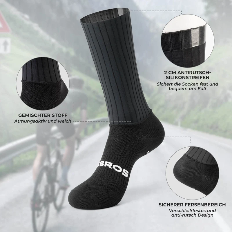 Fahrradsocken Atmungsaktive Kompressionssocken