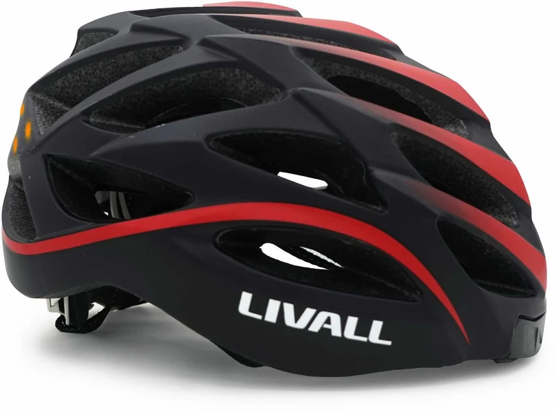 Livall BH62 NEO Helm + BR 80 Fernbedienung schwarz/rot L (55-61 cm)