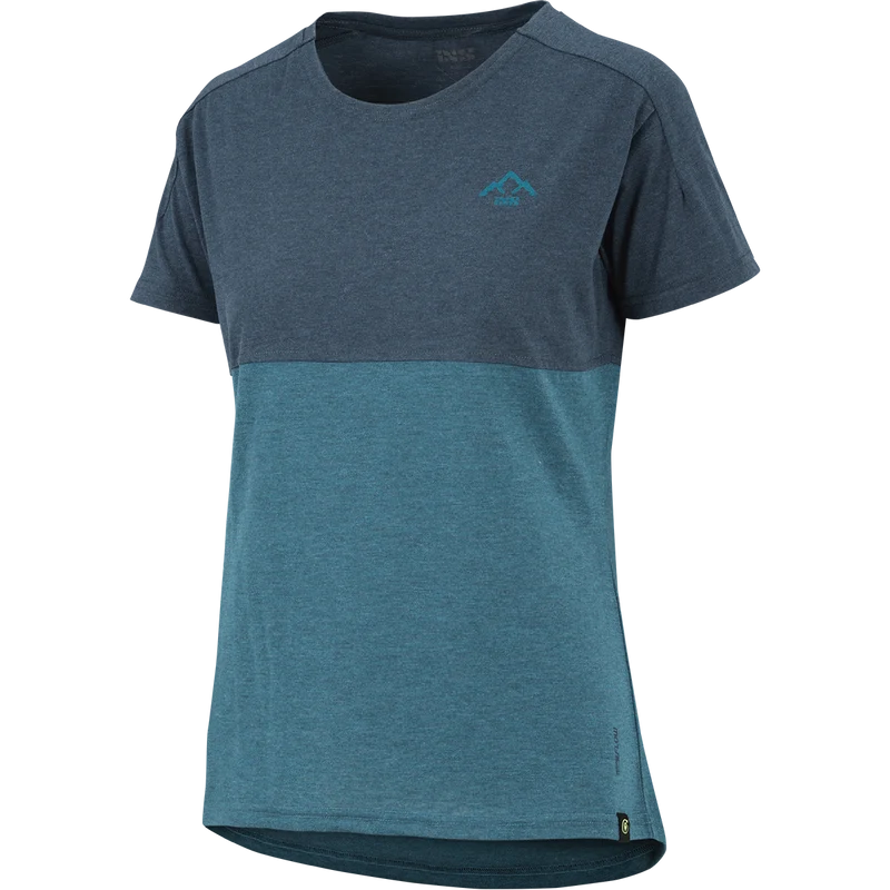 Damen Flow Mountain Tech Tee storm-marine