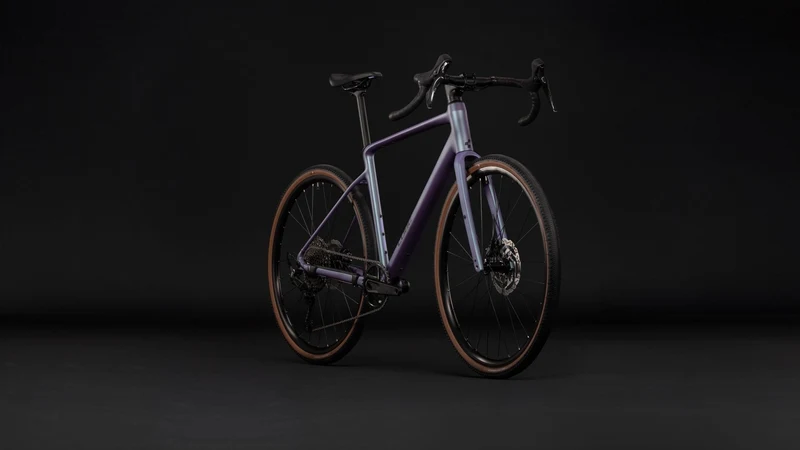 Cube Nuroad Pro Gravelbike Diamant mysticpurple´n´black