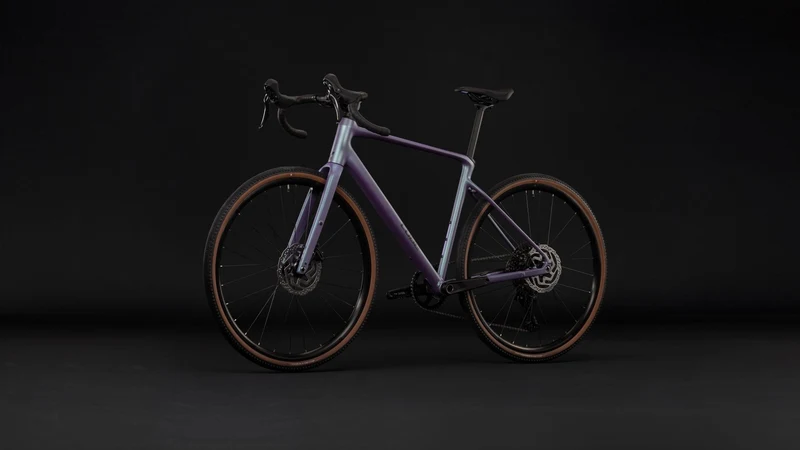 Cube Nuroad Pro Gravelbike Diamant mysticpurple´n´black