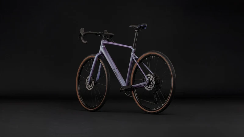 Cube Nuroad Pro Gravelbike Diamant mysticpurple´n´black