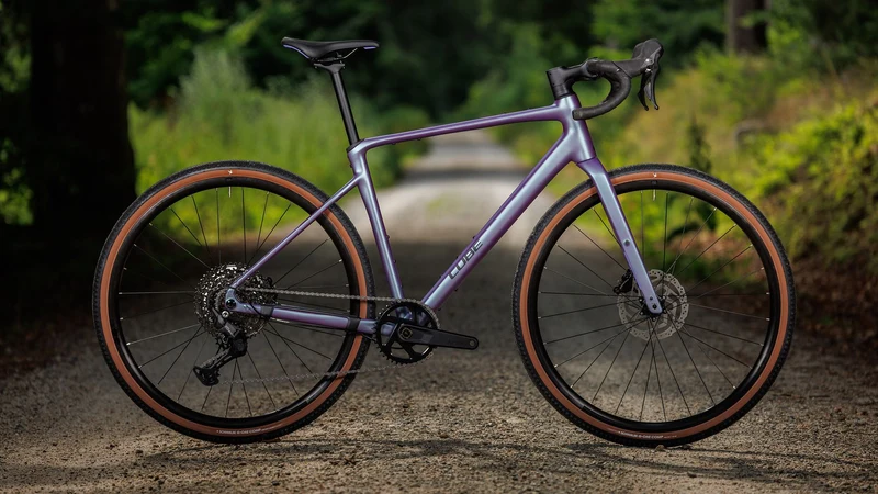 Cube Nuroad Pro Gravelbike Diamant mysticpurple´n´black