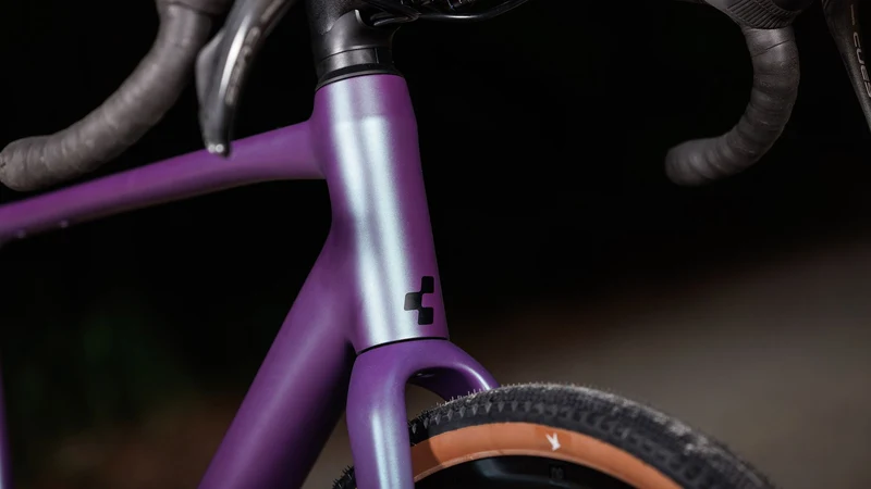 Cube Nuroad Pro Gravelbike Diamant mysticpurple´n´black