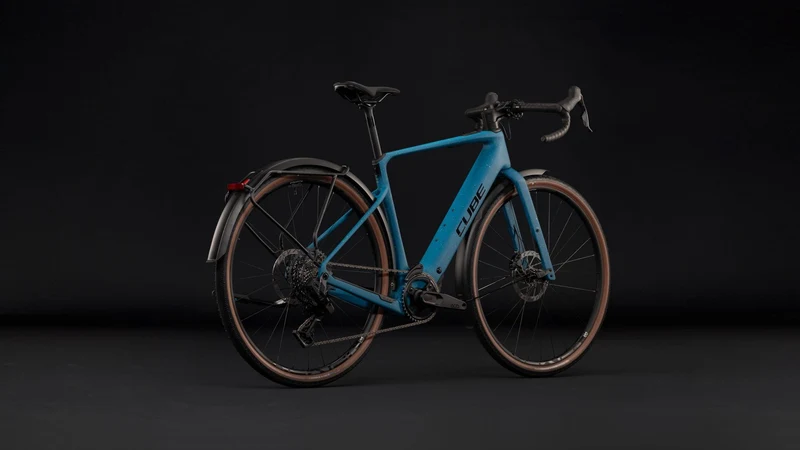 Cube Nuroad Hybrid C:62 EXC FE 400X Wh E-Gravel Rad Diamant 28" tropicalteal´n´black