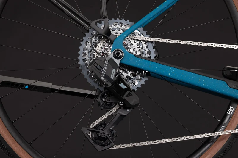 Cube Nuroad Hybrid C:62 EXC FE 400X Wh E-Gravel Rad Diamant 28" tropicalteal´n´black