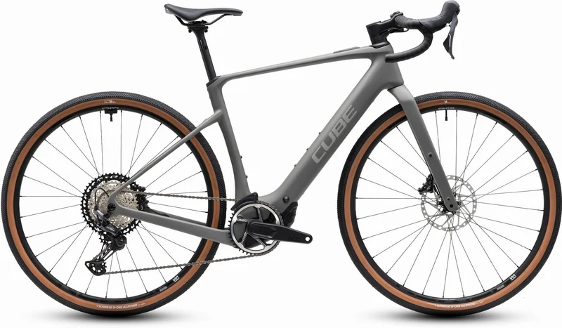 Cube Nuroad Hybrid C:62 Race 400X Wh E-Gravelbike Diamant 28" oldgrey´n´grey