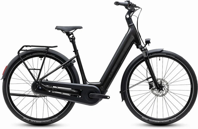 Cube Supreme Hybrid Comfort One 600 Wh E-Bike Easy Entry gunmetal´n´reflex