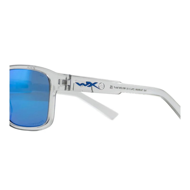 Wiley X - Trek Polaroid Brille Blau  Thin Blue Line Version