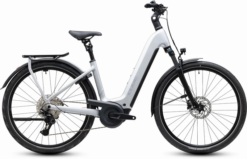 Cube Kathmandu Hybrid ONE 800 Wh E-Trekkingbike Easy Entry 28" silverstar´n´reflex