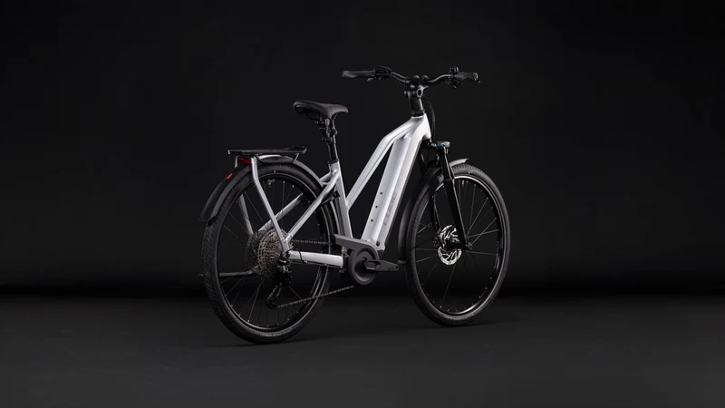 Cube Kathmandu Hybrid ONE 800 Wh E-Trekkingbike Trapeze 28" silverstar´n´reflex