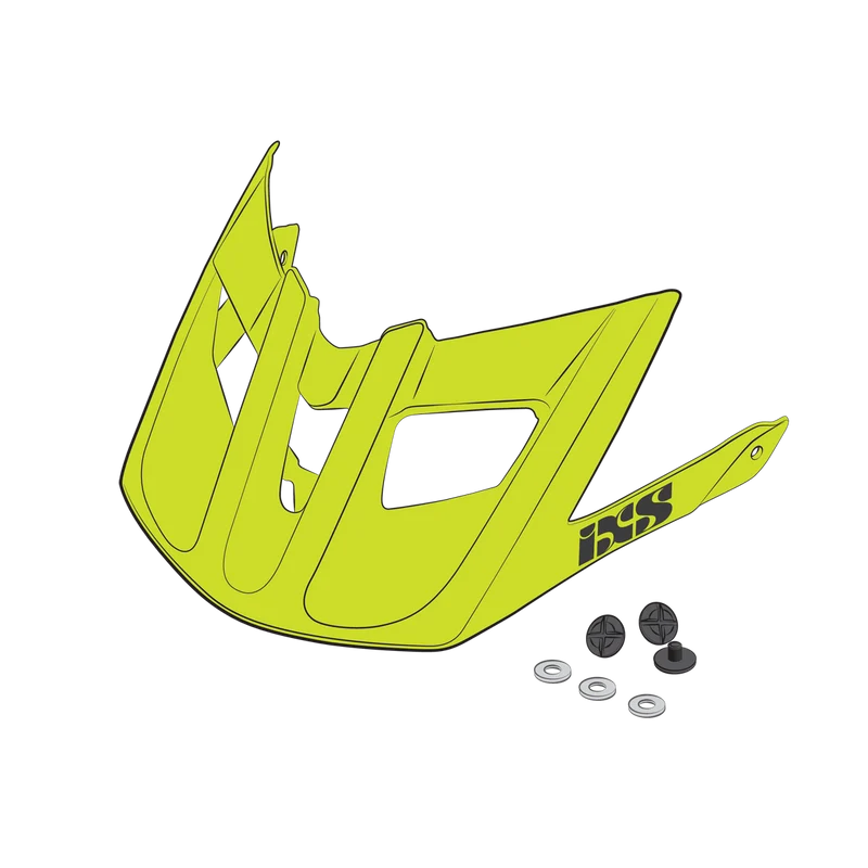 Visier + Pins Trail RS fluo yellow (lime)
