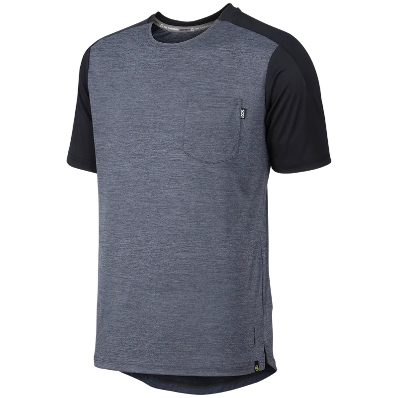Flow X Jersey graphit- solid black