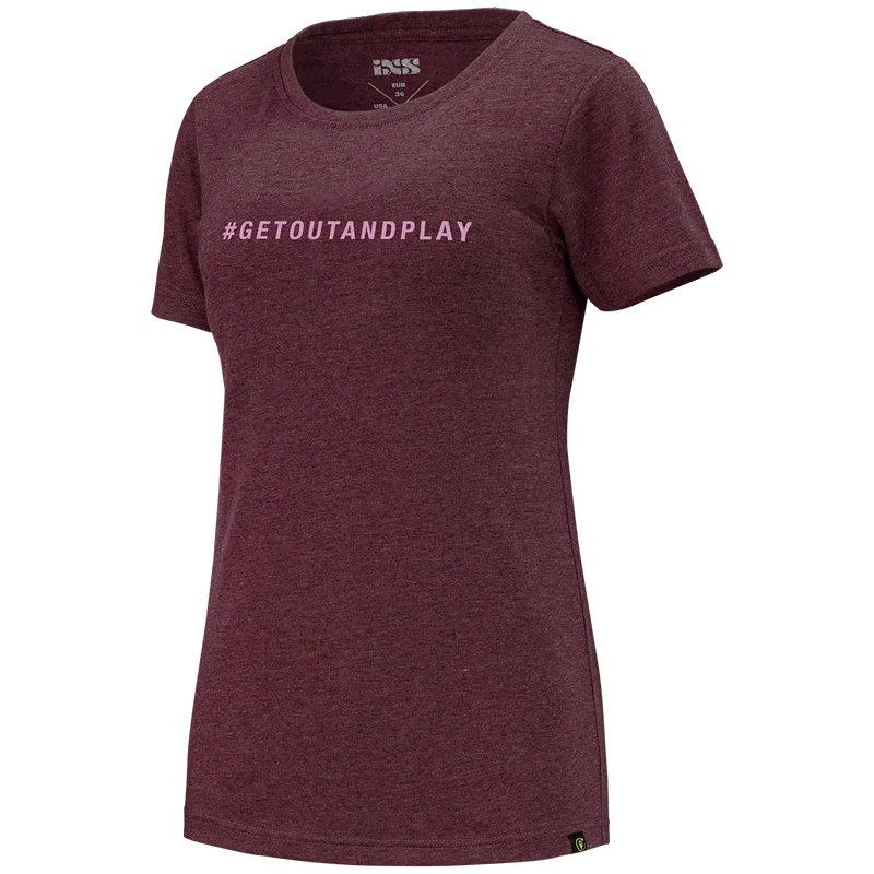 getoutandplay Womens Organic Tee raisin