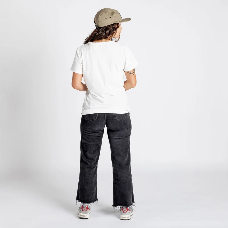 Damen Brand Organic 2.0 Tee off white