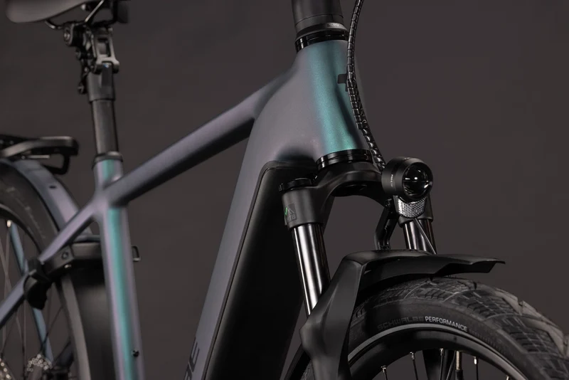 Cube Kathmandu Hybrid Pro 800 Wh E-Trekkingbike Diamant 28" smaragdgrey´n´black