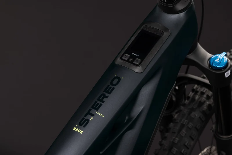 Cube Stereo Hybrid ONE44 HPC Race 800 Wh E-Bike Fully coal´n´green