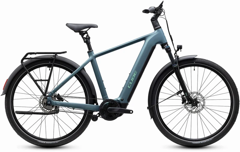 Cube Touring Hybrid Deluxe SLX 800 Wh E-Trekkingbike Diamant 28" greengranit´n´green