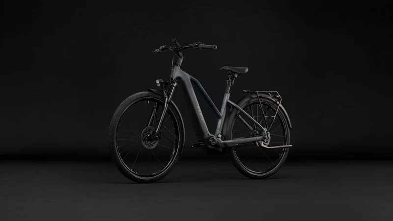 Cube Touring Hybrid Deluxe SLX 800 Wh E-Trekkingbike Trapeze 28" slabgrey´n´chrome