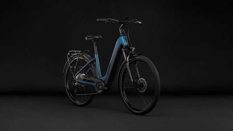 Cube Touring Hybrid Pro 800 Wh E-Trekkingbike Easy Entry 28" electricblue´n´prizm