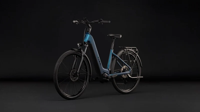 Cube Touring Hybrid Pro 800 Wh E-Trekkingbike Easy Entry 28" electricblue´n´prizm