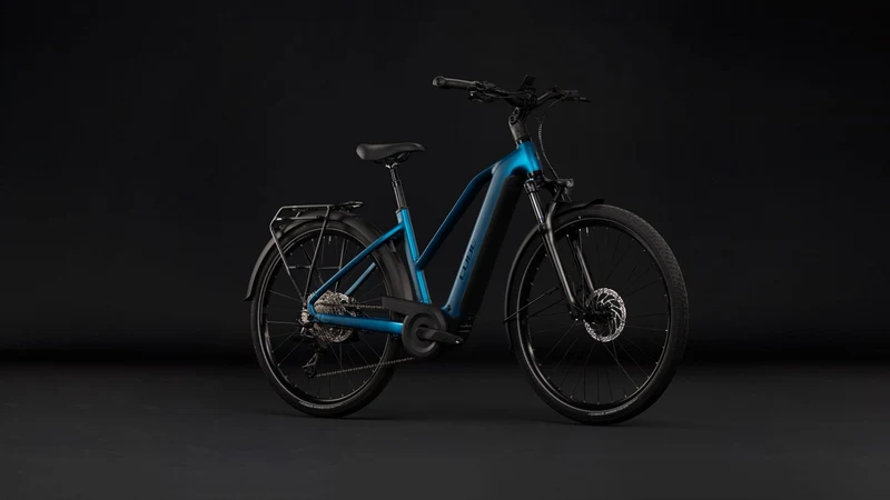 Cube Touring Hybrid Pro 800 Wh E-Trekkingbike Trapeze 28" electricblue´n´prizm