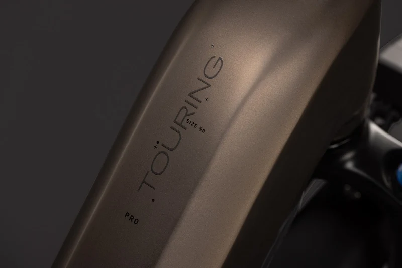 Cube Touring Hybrid Pro 800 Wh E-Trekkingbike Easy Entry 28" metallicumbra´n´black