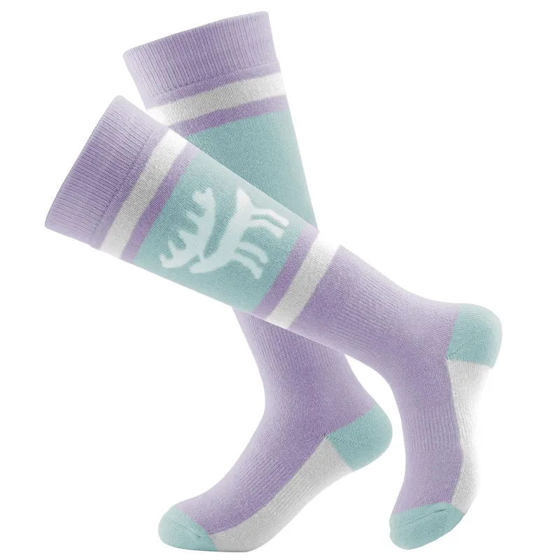 Qunature Jungen Skisocken Kinder Thermosocken